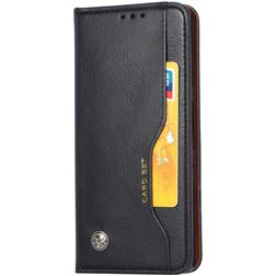 Mobigear Card Set Sony Xperia 5 Hoesje Bookcase Portemonnee - Zwart