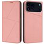 Mobigear Frosted Flip iPhone 17 Pro Hoesje Bookcase Portemonnee - Roze