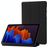 Mobigear Tri-Fold Gel Samsung Galaxy Tab S11 Hoes TPU / Kunstleer Bookcase - Zwart
