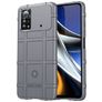 Mobigear Rugged Shield POCO X4 Pro 5G Hoesje Flexibel TPU Backcover Shockproof - Grijs