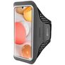 Mobiparts Comfort Fit Telefoonhouder Hardlopen Samsung Galaxy A42 Sport Hoesje Neopreen Sportarmband - Zwart