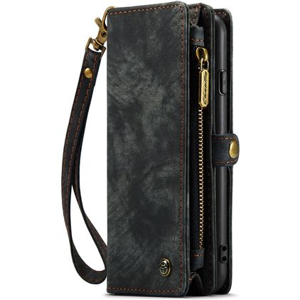 Caseme 008 iPhone 7 Plus Hoesje Uitneembare 2in1 Bookcase Portemonnee - Zwart