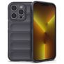 Mobigear Bumpy iPhone 14 Pro Hoesje Flexibel TPU Backcover - Charcoal