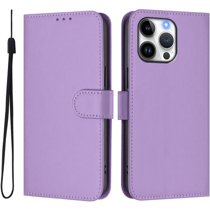 Mobigear Urban Wallet iPhone 16 Pro Max Hoesje Bookcase Portemonnee - Paars