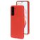 Mobiparts Samsung Galaxy S21 Siliconen Hoesje Backcover - Scarlet Red