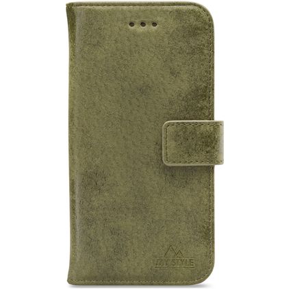 My Style Flex Wallet Samsung Galaxy S10 Plus Hoesje Bookcase Portemonnee - Olive