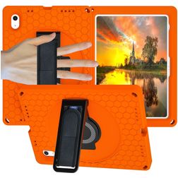 Mobigear Ruggedized iPad 10 (2022) Hoes EVA Schuim Backcover + Standaard - Oranje