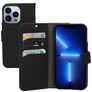 Mobiparts Saffiano Wallet iPhone 13 Pro Hoesje Bookcase Portemonnee - Zwart