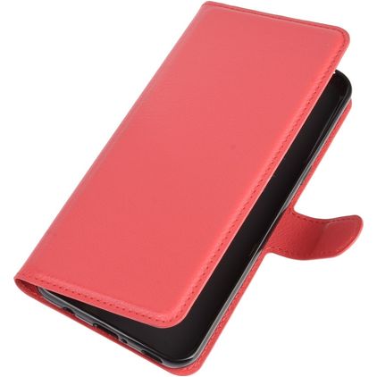 Mobigear Classic LG V60 ThinQ Hoesje Bookcase Portemonnee - Rood