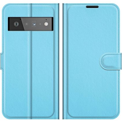 Mobigear Classic Google Pixel 6 Pro Hoesje Bookcase Portemonnee - Blauw
