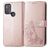 Mobigear Clover Motorola Moto G50 Hoesje Bookcase Portemonnee - Roségoud