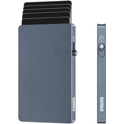 Valenta Cardprotector Aluminium Pasjeshouder - 7 Pasjes - MagSafe Compatible - Grijs