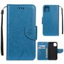 Mobigear Flowers iPhone 11 Hoesje Bookcase Portemonnee - Blauw