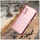Mobigear Zipper iPhone 17 Pro Hoesje Bookcase Portemonnee - Roségoud