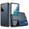 Mobigear Card Samsung Galaxy S21 Ultra Hoesje Hardcase Backcover Shockproof met Pasjeshouder - Donkerblauw