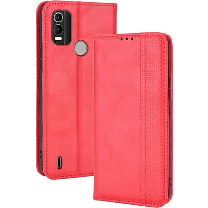 Mobigear Sensation Nokia C21 Plus Hoesje Bookcase Portemonnee - Rood