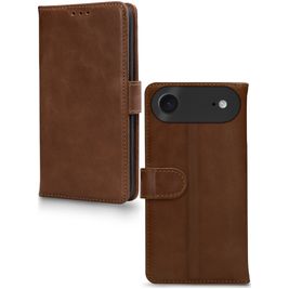 Mobilize Wallet iPhone Air Hoesje Echt Leer Bookcase Portemonnee - Bruin