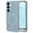 Mobiparts Slim Line Samsung Galaxy S25 MagSafe Hoesje Hardcase Backcover - Sage Green