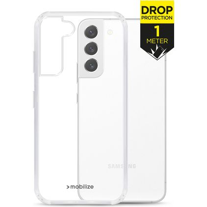 Mobilize Naked Protection Doorzichtig Samsung Galaxy S22 Plus Hoesje Hardcase Backcover Shockproof - Transparant