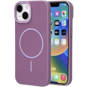 Mobiparts Slim Line iPhone 15 MagSafe Hoesje Hardcase Backcover - Imperial Purple