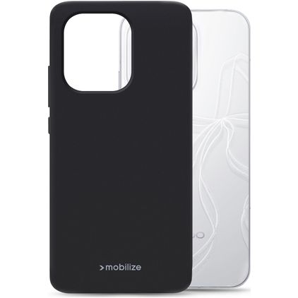Mobilize Rubber Gelly OPPO Reno 16 Pro Hoesje Bookcase Portemonnee - Zwart