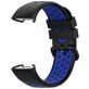 Mobigear Sport Plus Buckle Siliconen Fitbit Charge 3 Bandje Gespsluiting - Zwart / Blauw