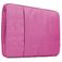 Mobigear Denim Zipper Laptop Sleeve 13 - 14 inch Laptop hoes - Roze
