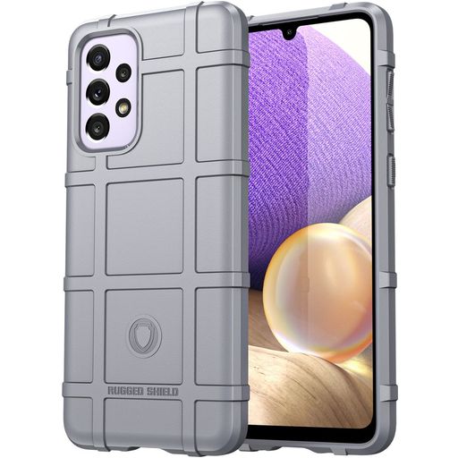 Mobigear Rugged Shield Samsung Galaxy A33 Hoesje Flexibel TPU Backcover Shockproof - Grijs