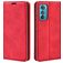 Mobigear Retro Slim Motorola Edge 30 Hoesje Bookcase Portemonnee - Rood