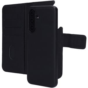 Mobiparts Samsung Galaxy A17 Hoesje Echt Leer Uitneembare 2in1 Bookcase Portemonnee - Zwart