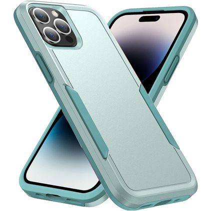 Mobigear Heavy Armor iPhone 14 Pro Hoesje Hardcase Backcover Shockproof - Groen