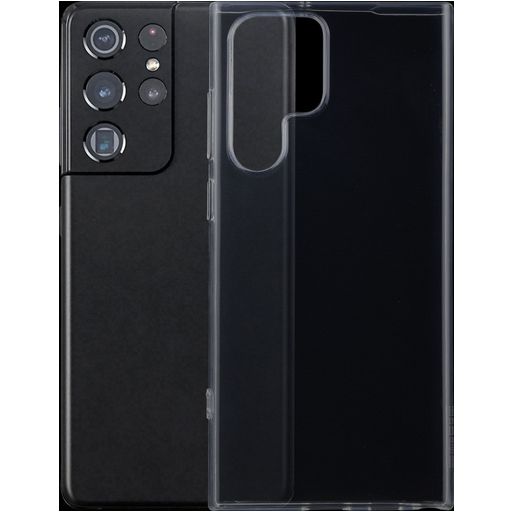 Mobigear Ultra Thin Doorzichtig Samsung Galaxy S22 Ultra Hoesje Flexibel TPU Extra Dun Backcover - Transparant