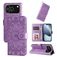 Mobigear Sunflower iPhone 17 Pro Hoesje Bookcase Portemonnee - Paars