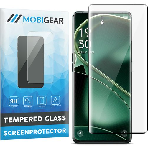 Mobigear Premium OPPO Find X6 Glazen Screenprotector - Case Friendly - Zwart
