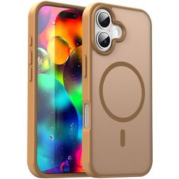 Mobigear Shockproof iPhone 17 MagSafe Hoesje Hardcase Backcover - Desert Gold