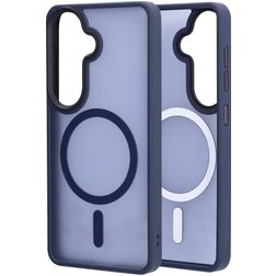 Mobiparts Hardcover Samsung Galaxy S26 MagSafe Hoesje Hardcase Backcover - Satin Blue
