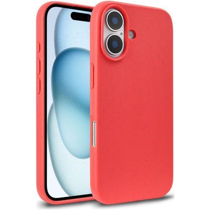 Mobigear Bio iPhone 18 Hoesje Eco Friendly Backcover - Rood