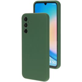 Mobiparts Samsung Galaxy A34 Siliconen Hoesje Backcover - Forest Green