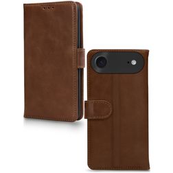 Mobilize Wallet iPhone Air Hoesje Echt Leer Bookcase Portemonnee - Bruin