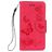 Mobigear Butterfly iPhone XS Hoesje Bookcase Portemonnee - Rood