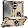 Mobigear Armor ring Samsung Galaxy S25 Plus Hoesje Hardcase Backcover Shockproof met Ringhouder - Goud