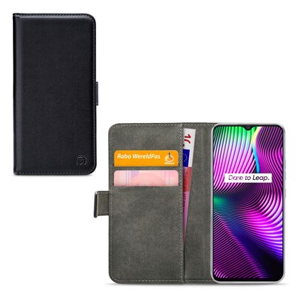 Mobilize Classic Gelly Wallet Realme 7i Hoesje Bookcase Portemonnee - Zwart