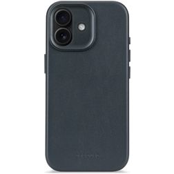 Decoded iPhone 17 Hoesje Echt Leer Backcover Shockproof - Navy Shadow