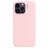 Nudient Base iPhone 14 Pro Max Siliconen Hoesje Backcover - Baby Pink Nudient Base iPhone 14 Pro Max Siliconen Hoesje Backcover - Baby Pink