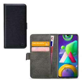 Mobilize Classic Gelly Wallet Samsung Galaxy M21 Hoesje Bookcase Portemonnee - Zwart