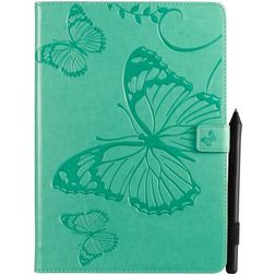 Mobigear Butterfly iPad Air 3 (2019) Hoes Bookcase + Stylus Houder - Groen