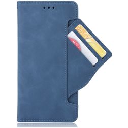 Mobigear Slide Wallet Samsung Galaxy Note 20 Hoesje Bookcase Portemonnee - Blauw