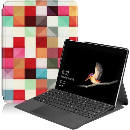 Mobigear Design Microsoft Surface Go Hoes Bookcase - Mozaïek