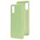 Mobiparts Samsung Galaxy A41 Siliconen Hoesje Backcover - Pistache Green