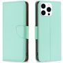 Mobigear Excellent iPhone 16 Pro Hoesje Bookcase Portemonnee - Groen